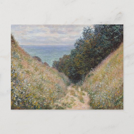 Wegverbinding La Cavee Pourville Claude Monet Briefkaart (Voorkant)