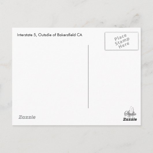 Wegvervoer Briefkaart (Achterkant)