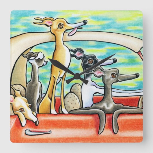 Wegvervoer door Andie Vierkante Klok (Voorkant)