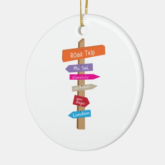 Wegvervoer Keramisch Ornament (Links)