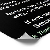 Wegvervoer Poster (Hoek)