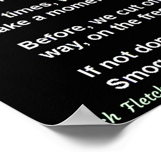 Wegvervoer Poster (Hoek)