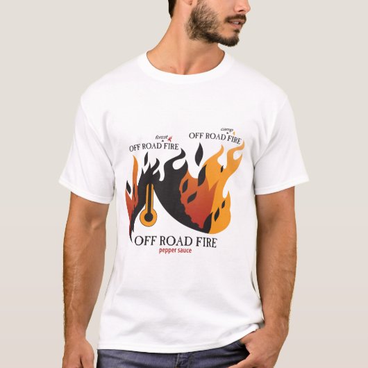 Wegvuur - Mannen vernietigd T-shirt (Voorkant)