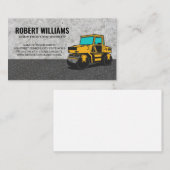 Wegwals | Zware Machines Operator Afsprakenkaartje (Voorkant / Achterkant)