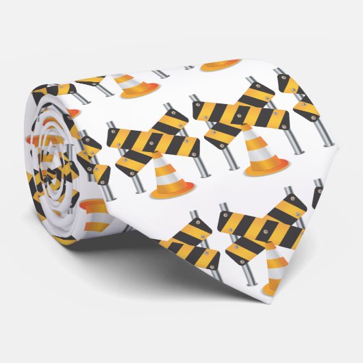 Wegwerkzaamheden Stropdas (Opgerold)