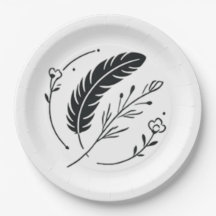 Wegwerp borden of papieren borden