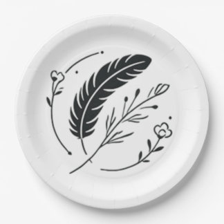 Wegwerp borden of papieren borden bordje