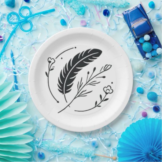 Wegwerp borden of papieren borden papieren bordje (Feest)