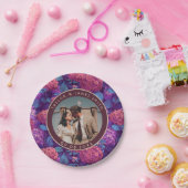 Wegwerp hortensia Borden voor bruiloft partij Papieren Bordje (Feest)