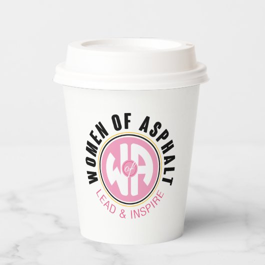 Wegwerp koffiekopje + deksel set papieren bekers (Voorkant)