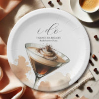 Wegwerp Vrijgezellenfeest Borden Espresso Thema