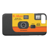 Wegwerpcamera - I6 Oranje Case-Mate iPhone Case (Achterkant (Horizontaal))