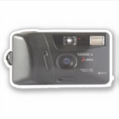  wegwerpcamera-Sticker Sticker (Voorkant)