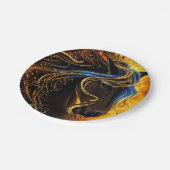 WegwerpChina - de Borden van het Stallion Paper Papieren Bordje (Gekanteld)