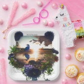 "Wegwerpgemak: het verkennen van het milieu Papieren Bordje (Feest)