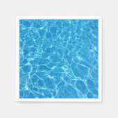 Wegwerpservet Blauw Water Servet (Voorkant)