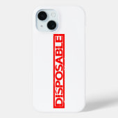 Wegwerpstempel Case-Mate iPhone Case (Achterkant)