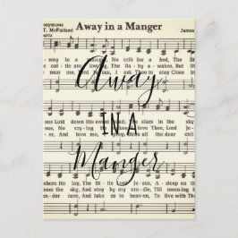 Wegwezen in een Manger Briefkaart