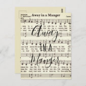 Wegwezen in een Manger Briefkaart (Voorkant / Achterkant)