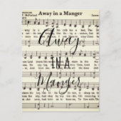 Wegwezen in een Manger Briefkaart (Voorkant)