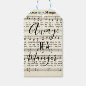 Wegwezen in een Manger Cadeaulabel (Voorkant)