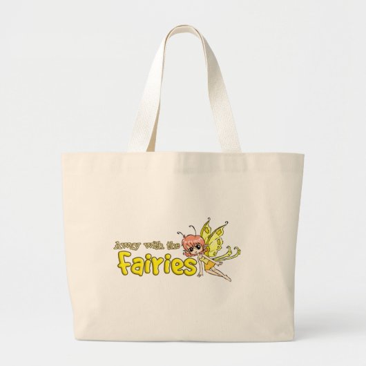 Wegwezen met de fairies grote tote bag (Voorkant)