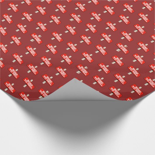 Wegwezen naar de hel cadeaupapier (Hoek)