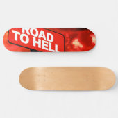 Wegwezen naar de hel persoonlijk skateboard (Horizontaal)