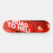 Wegwezen naar de hel persoonlijk skateboard (Horizontaal)