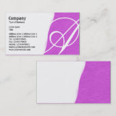 Wegwezen - Ruwe magenta papiertextuur Visitekaartje (Voorkant / Achterkant)