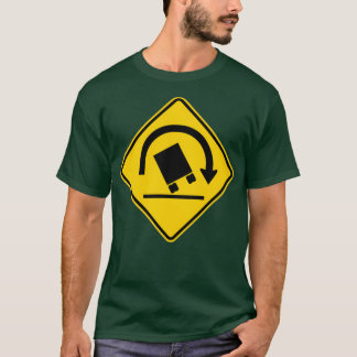 Wegwijzer 1 van de Waarschuwing van het Rollover v T-shirt