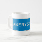Wegwijzer Aberystwyth Koffiemok (Voorkant links)