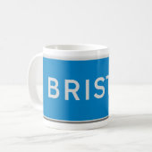 Wegwijzer Bristol Koffiemok (Voorkant links)