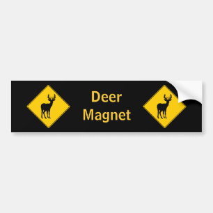 Wegwijzer — Deer Bumpersticker