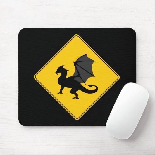 Wegwijzer - Dragon Mousepad Muismat (Met muis)