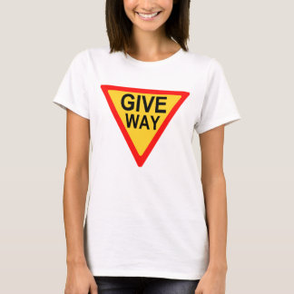 Wegwijzer geven t-shirt