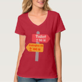 Wegwijzer Grappig T-shirt (Voorkant)