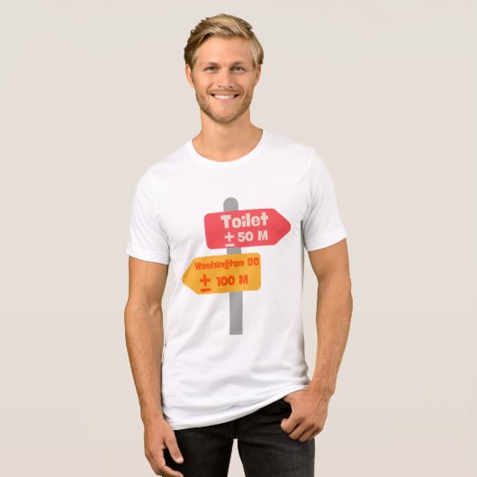 Wegwijzer Grappig T-shirt (Voorkant volledig)