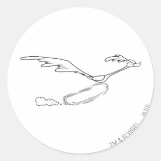 WEGWIJZER™ Hardlopend Ronde Sticker