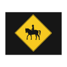 Wegwijzer - Horseback Rider Briefkaart