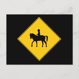 Wegwijzer - Horseback Rider Briefkaart