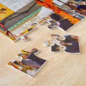 Wegwijzer in Madrid. Legpuzzel (Zijkant)