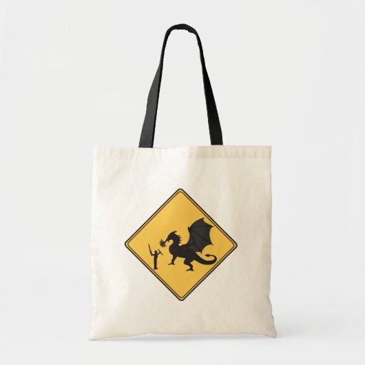 Wegwijzer - Knight & Dragon Bag Tote Bag (Voorkant)