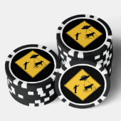 Wegwijzer — Koe en UFO Poker Chips (Opstapeling)