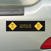 Wegwijzer - Maak je eigen Bumpersticker (Op auto)