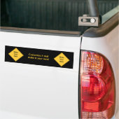 Wegwijzer - Maak je eigen Bumpersticker (Op Truck)