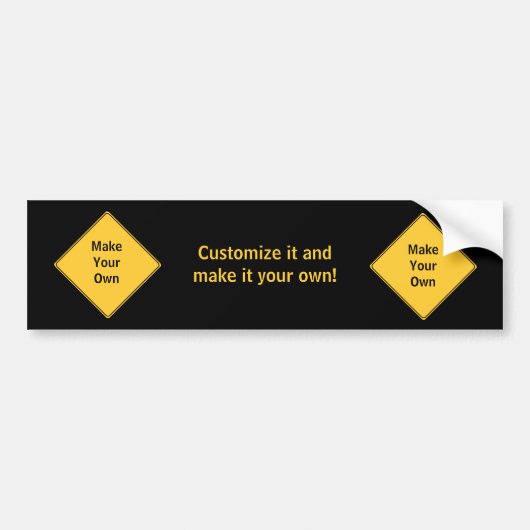 Wegwijzer - Maak je eigen Bumpersticker (Voorkant)
