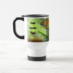 Wegwijzer Mam. Travel Coffee Mugs Butterflies Reisbeker