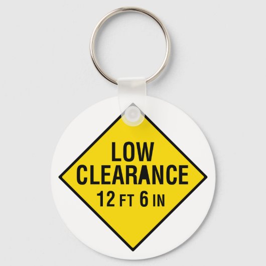 Wegwijzer met lage klaring sleutelhanger (Voorkant)