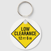 Wegwijzer met lage klaring sleutelhanger (Achterkant)